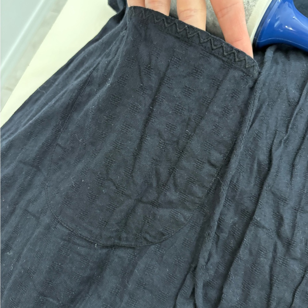 Gudrun Sjödén Black Dress with Subtle Texture - Picture 12 of 12